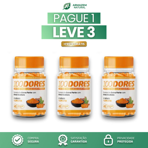 100 Dores: Oferta Do Dia + Frete Grátis