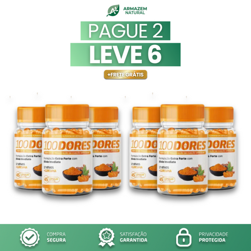 100 Dores: Oferta Do Dia + Frete Grátis