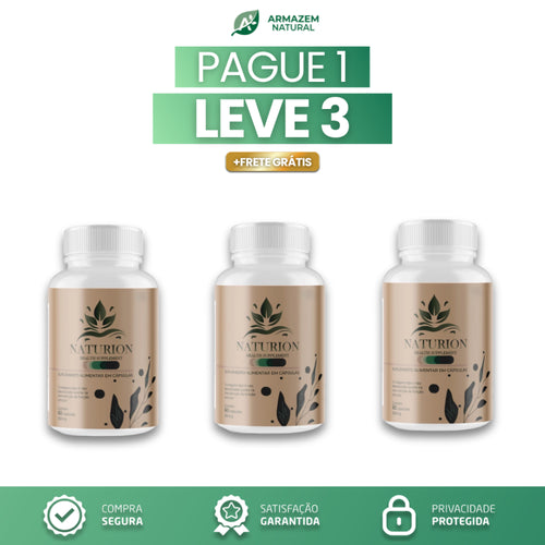 Naturion: Oferta Do Dia + Frete Grátis