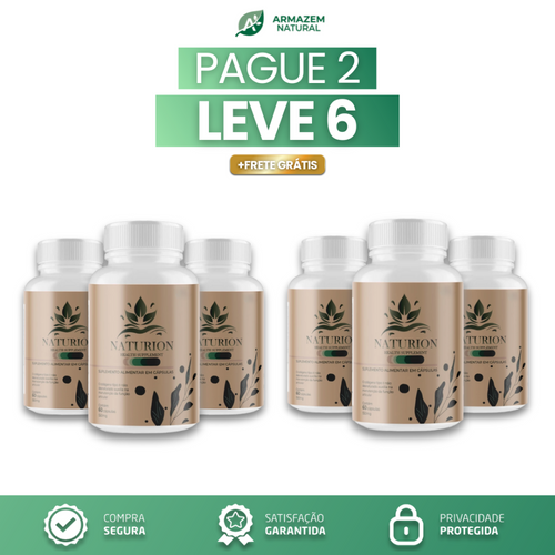 Naturion: Oferta Do Dia + Frete Grátis